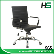 Black PU dining leather chairs/ task chair